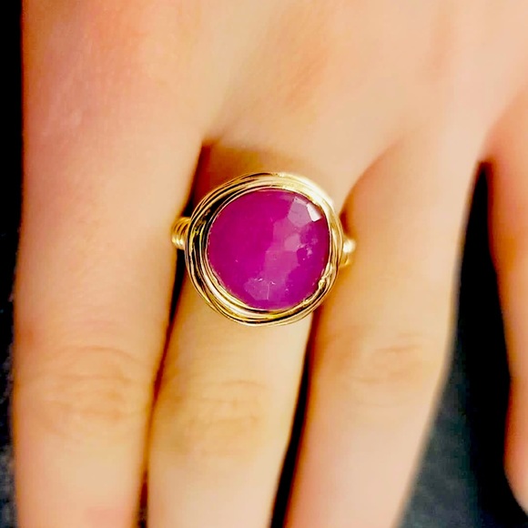 Handmade 18k gold Ruby ring - Picture 4 of 10